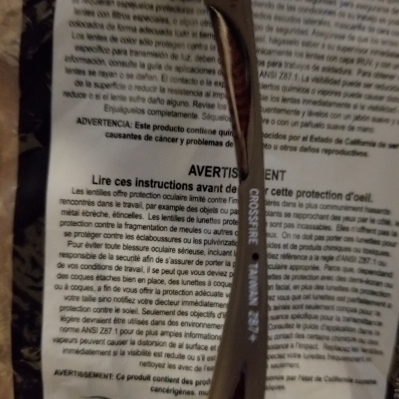 Crossfire Infinity Safety Glasses 2117 - Picture 7 of 8